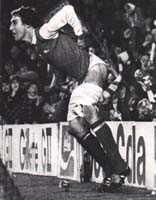 Sammy smiles for the North Bank